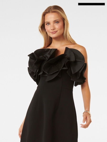 Negru - Rochie Mini Tasha Rosette Forever New (E19510) | 394 LEI