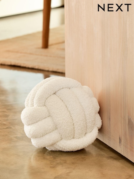 Natural Boucle Knot Doorstop (E19605) | €26