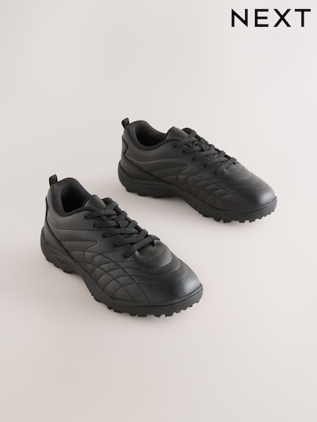 Schwarz - Leather Astro School Trainers (E19627) | 37 € - 47 €