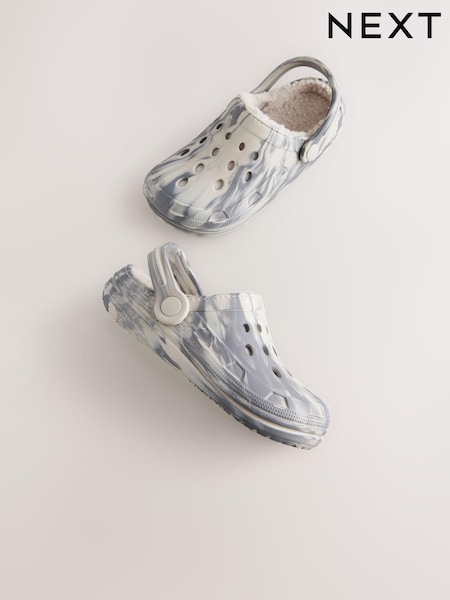 Grey Marble Slippers Clogs (E19664) | AED66 - AED81