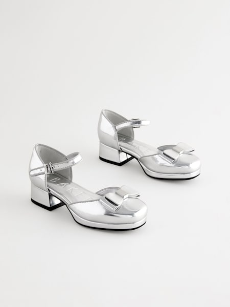 Baker by Ted Baker Girls Platform Heel Ocassion Bow Shoes (E19709) | €24 - €25