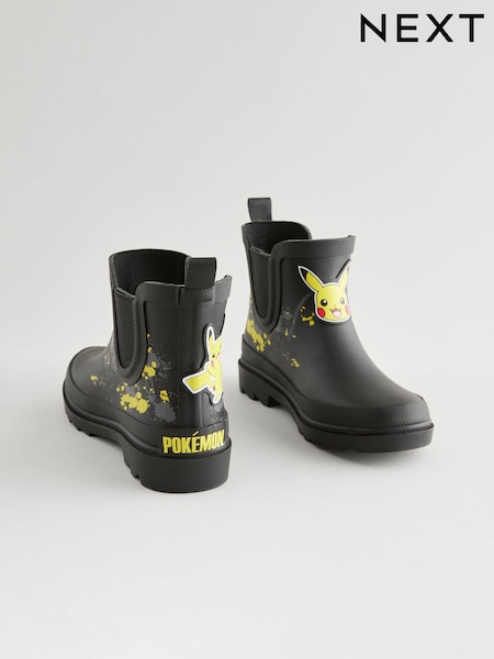 أسود - Pokemon Ankle Wellies (E19719) | ‏99 ر.ق. - ‏114 ر.ق.
