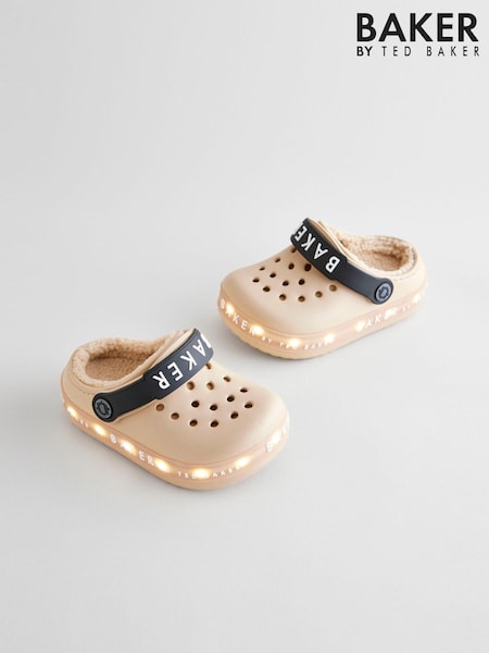 Stone Light Up - Baker By Ted Baker Borg Lined Clog Slippers (E19729) | NT$1,310