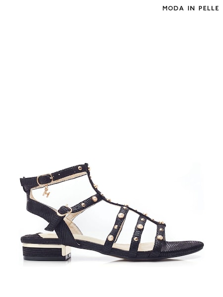 Moda in Pelle Olaino Gladiator Pearl Sandals (E21285) | ₪347