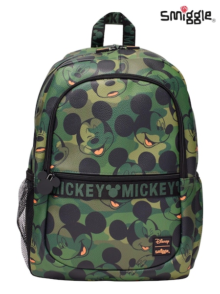 Smiggle Green Mickey Mouse Classic Backpack (E21375) | AED287