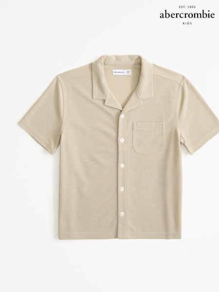 Abercrombie & Fitch Knitted Brown Shirt (E21442) | €17