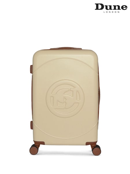 Dune London Cream Onella Medium 68cm Suitcase (E21510) | $201