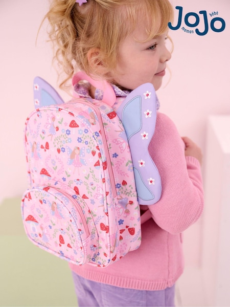 JoJo Maman Bébé Fairy Printed Backpack with Wings (E21753) | €31