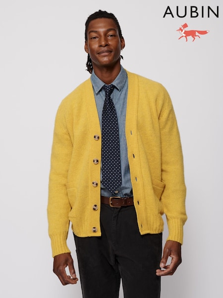 Aubin Yellow Pettigrew Cardigan (E21863) | €250
