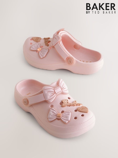 Baker by Ted Baker Girls Clogs with Ankle Strap and Bow (E22161) | AED167