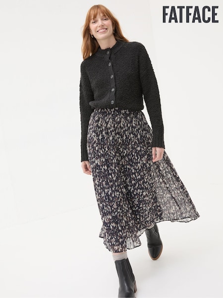 FatFace Black Bea Boucle Cardigan (E22193) | €46