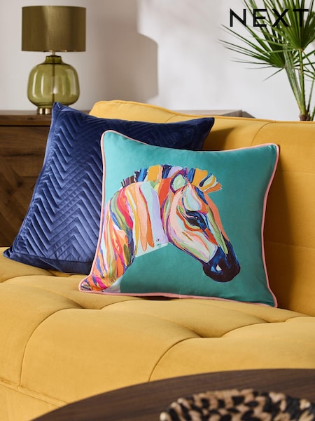 Bright Zebra Cushion (E22364) | ‏54 ر.ق.