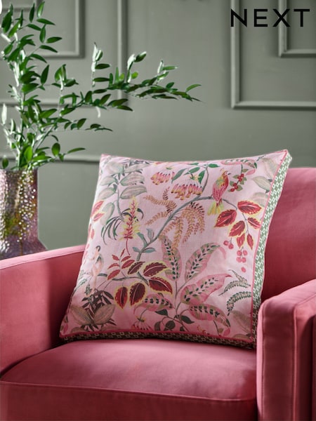 Boxy Jungle Print Cushion (E22386) | ‏85‏₪