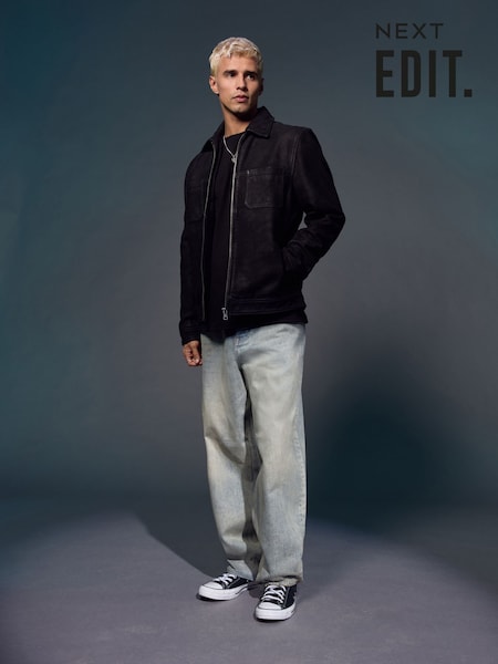 Light Blue Vintage EDIT Barrel Jeans (E22443) | 74 QAR