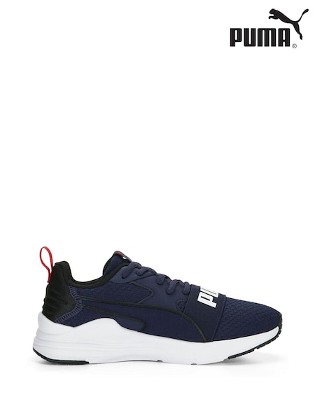 Puma Blue Youth Boys Wired Run Pure Shoes (E22483) | AED221
