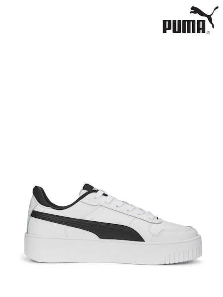 Puma Off White Womens Carina Street Trainers (E22505) | €77