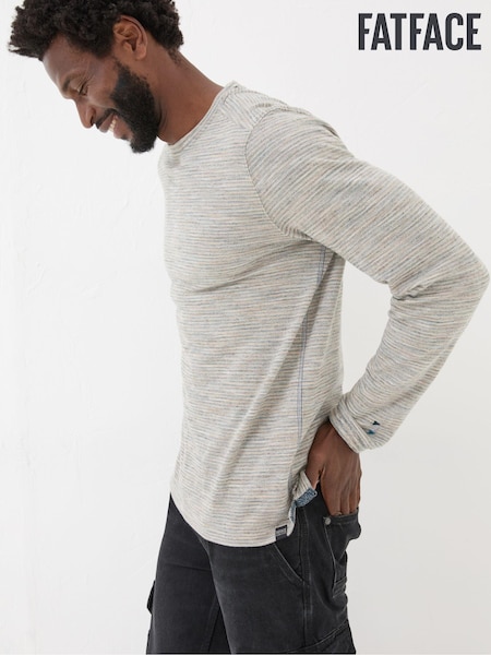 FatFace Natural Dark Skies Long Sleeve Crew T-Shirt (E22580) | €31.50