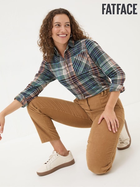 FatFace Olivia Multi 100% Cotton Check Shirt (E22582) | €36.50