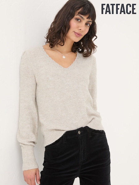 FatFace Ivory Jasmine Jumper (E22607) | €39.50