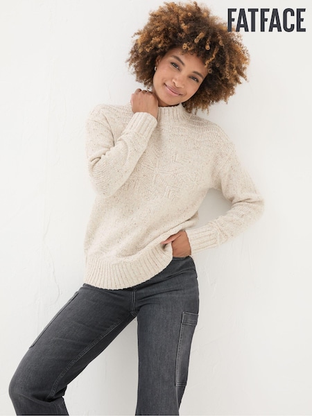 FatFace Ivory Snowflake Jumper (E22610) | €36.50