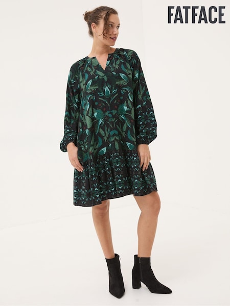 FatFace Black Dark Skies Amy Mirrored Tunic Dress (E22622) | €47.50
