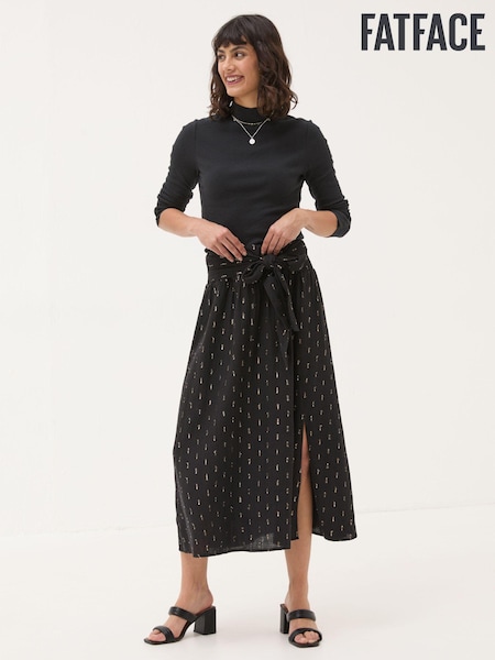 FatFace Black Sascha Detail Skirt (E22636) | €34