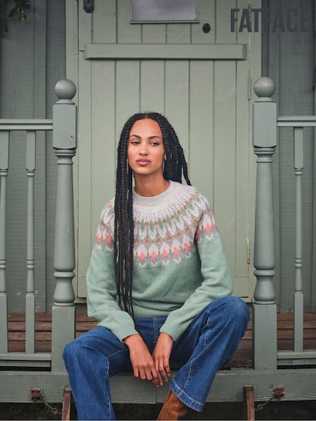 FatFace Light Teal Esther Jumper (E22669) | €36.50