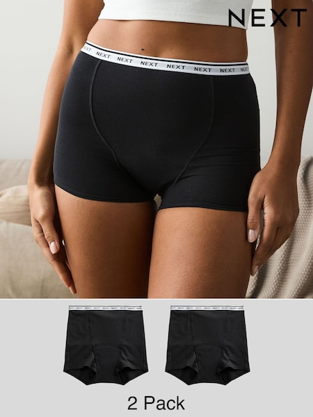 Musta - Heavy Flow Period Knickers 2 -paketti (E22743) | €33