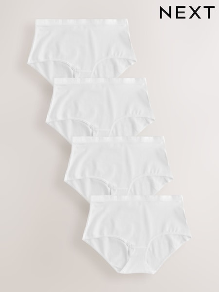 לבן - Logo Knickers 4 Pack (E22783) | ‏57‏₪