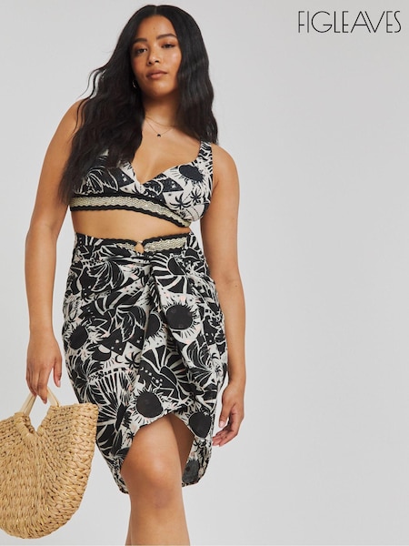 Figleaves Mystical Craft Mirrored Black Sarong (E22844) | €16