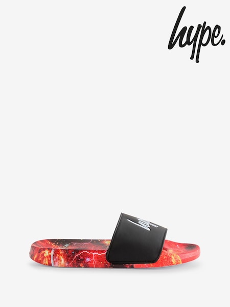 Hype. Boys Multi Red Space Script Sliders (E22853) | €12.50