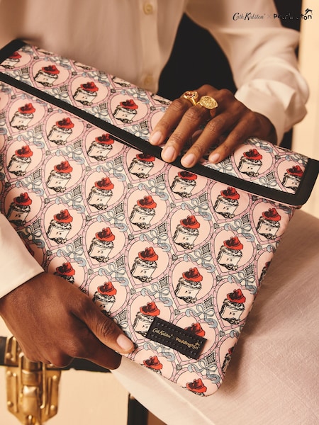 Cath Kidston Pink Paddington Hearts Laptop Case (E23219) | €45