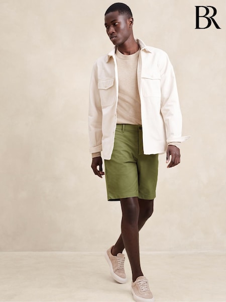 Оливково-зеленые - Banana Republic 9" Core Temp Shorts (E23767) | €66