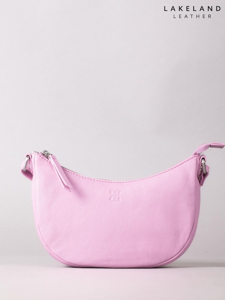 Roz - Geantă de cruce Coniston Crescent Lakeland Leather (E23931) | 250 LEI