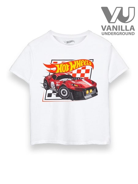 Vanilla Underground White Boys 100% Cotton T-Shirt (E24030) | ₪88