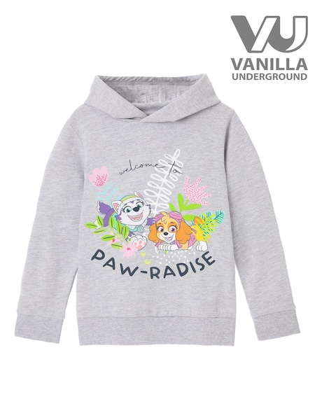 Vanilla Underground Grey Paw Patrol Girls Licensed Hoodie (E24032) | €25
