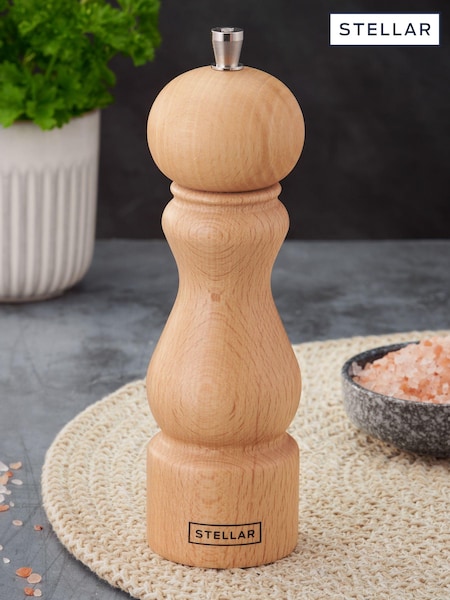 Stellar Natural  Light 18cm Salt Mill (E24075) | €34