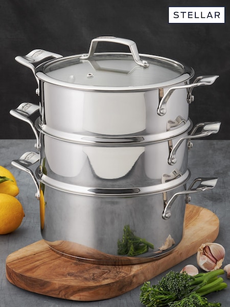 Stellar 22cm 3 Tier Steamer Set (E24082) | €163
