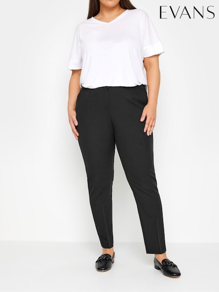 Evans Tapered Black Trousers (E24088) | €60