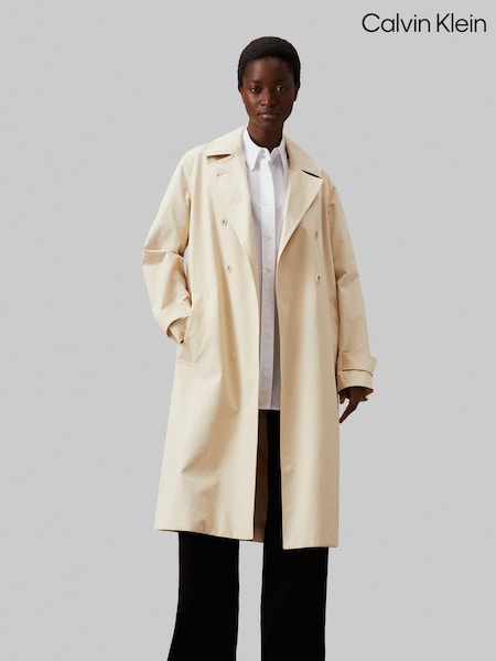 Calvin Klein Nude Essential Trench Coat (E24213) | 742 QAR