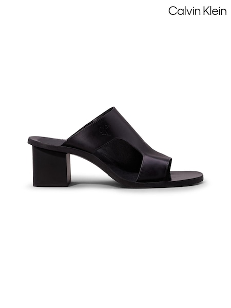 Calvin Klein Black Heeled Sandals (E24398) | €89