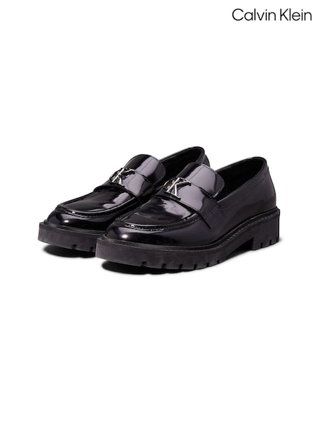 Calvin Klein Black Combat Loafers (E24425) | €93