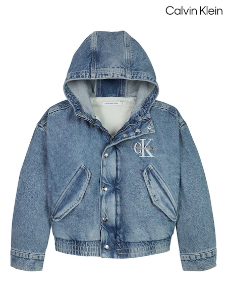Calvin Klein Denim Hooded Jacket (E24497) | ‏384 د.إ.‏