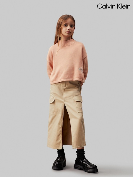 Calvin Klein Green Utility Cargo Skirt (E24499) | 148 QAR