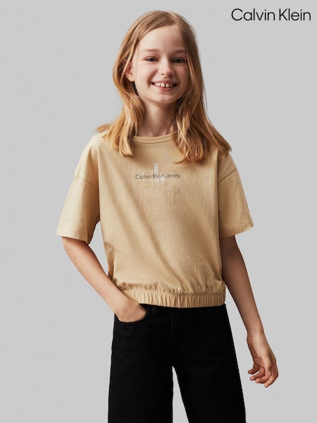 Calvin Klein 100% Cotton Gradient Monogram T-Shirt (E24509) | 133 LEI