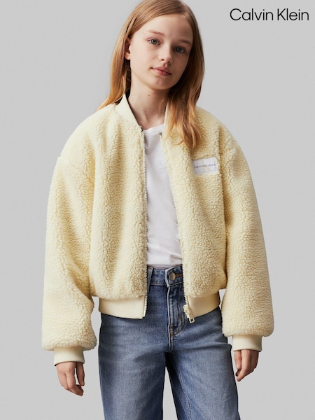 Calvin Klein Reversible Teddy Bomber Jacket (E24526) | ‏349 د.إ.‏