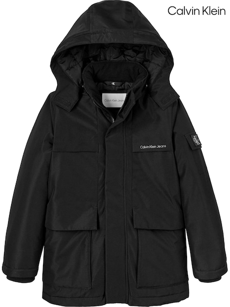 Calvin Klein Black Back to School Jacket (E24529) | €89