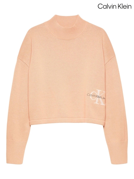Calvin Klein Monogram Off Placed Sweater (E24534) | 250 LEI