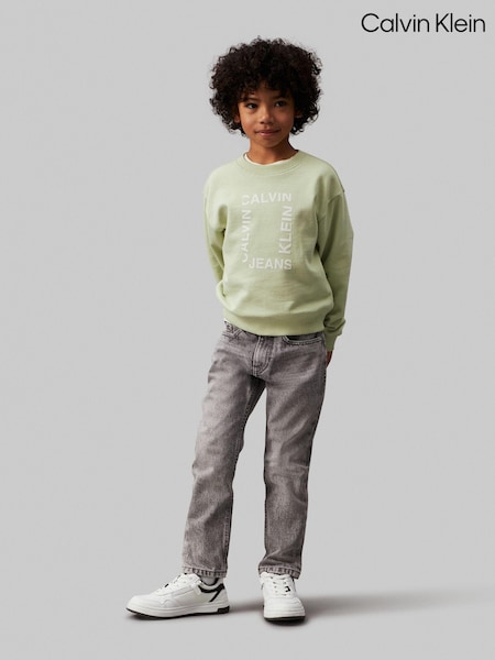 Calvin Klein Grey Washed Dad Modern 100% Cotton Jeans (E24536) | €38