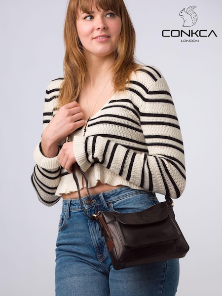 Conkca 'Lottie' Leather Cross-Body Bag (E24541) | €62